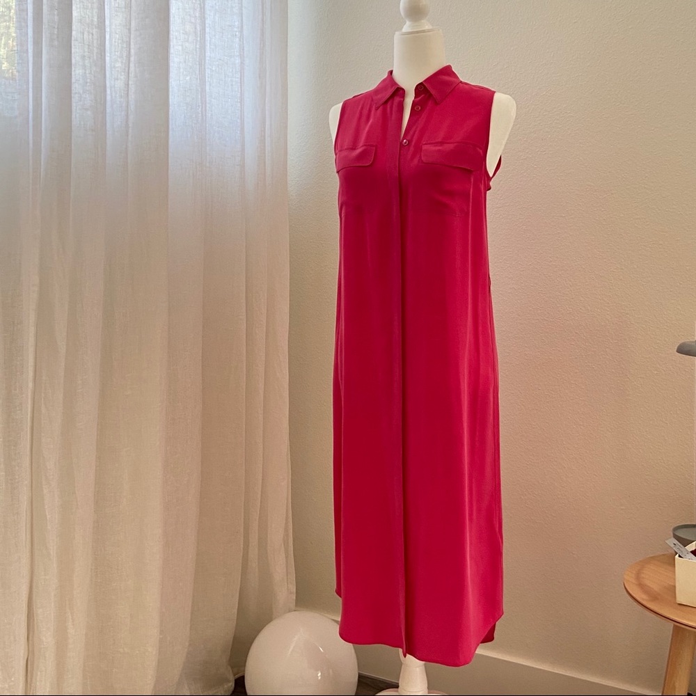 Equipment Silk Shirt Dress